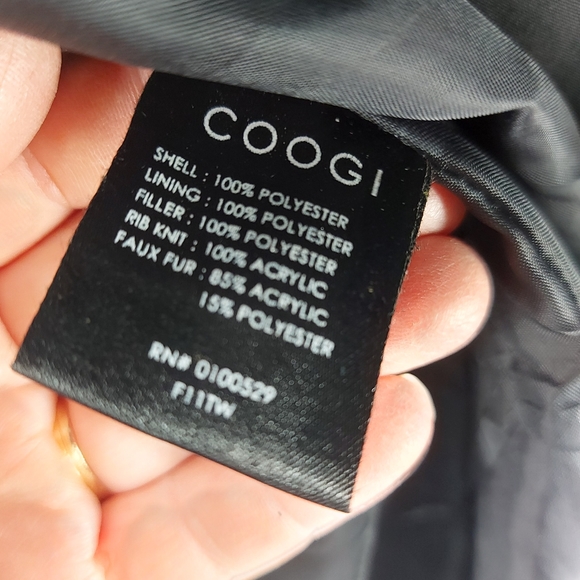 Coogi Black Long Hooded Parka Size 4X - Picture 8 of 10